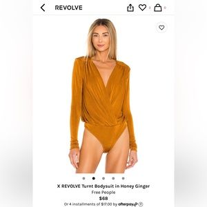 Free People Bodysuit worn once